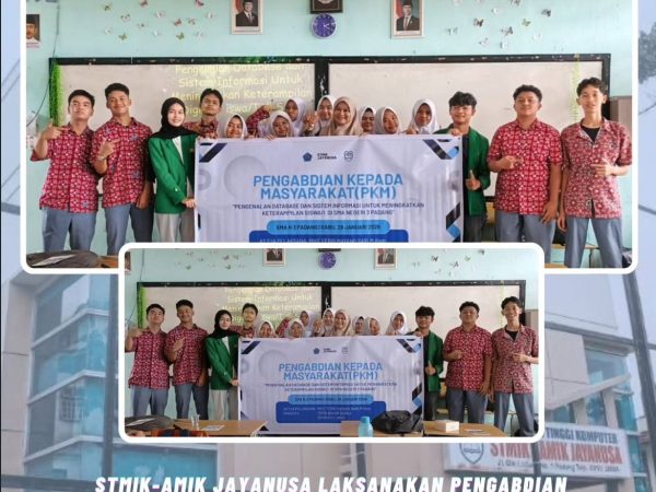 STMIK Jayanusa "Pengenalan Database dan Sistem Informasi untuk Meningkatkan Keterampilan Siswa/i