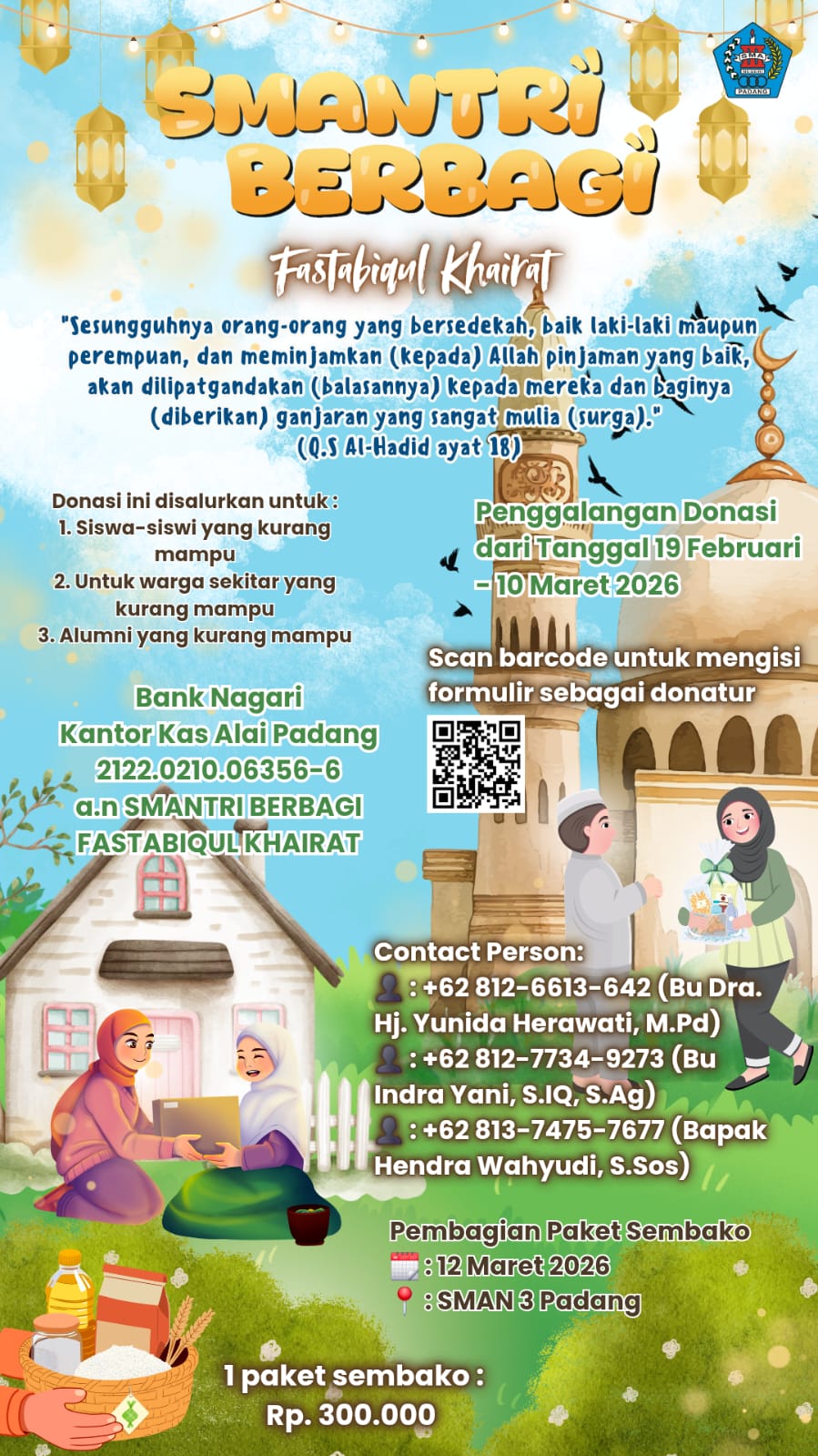 SMANTRI BERBAGI Fastabiqul Khairat 2026 SMANTRI BERBAGI Fastabiqul Khairat 2026