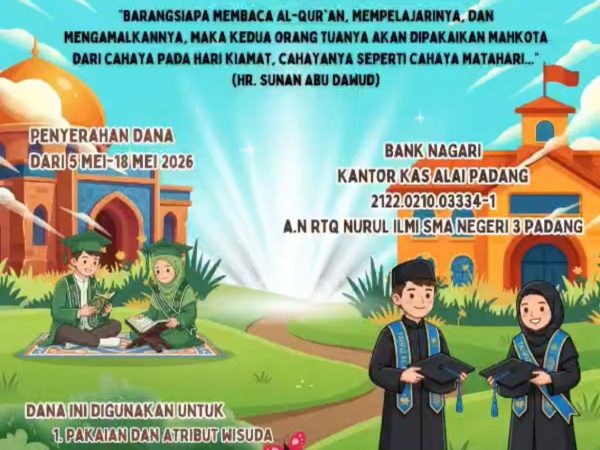 WISUDA TAHFIZ AL-QUR’AN SMAN 3 PADANG KE VIII