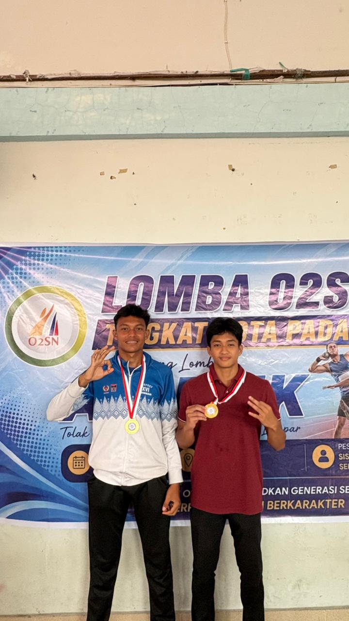 SELAMAT DAN SUKSES KEPADA SISWA SMAN 3 PADANG MERAIH JUARA I (SATU) PADA PERLOMBAAN O2SN TAHUN 2026