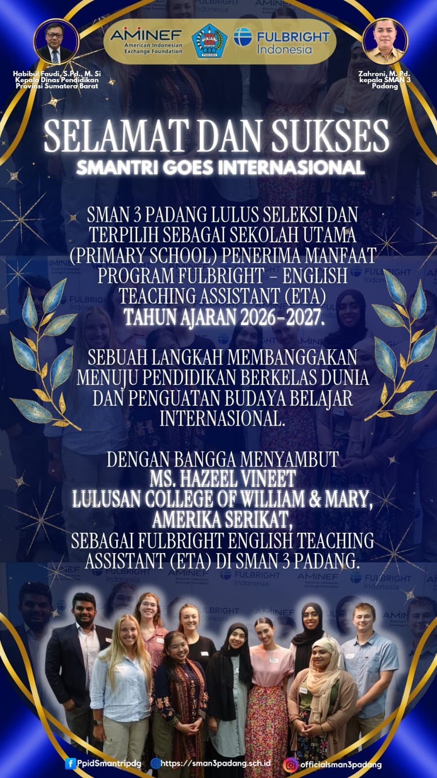 AMINEF ETA (ENGLISH TEACHING ASSISTANT)
