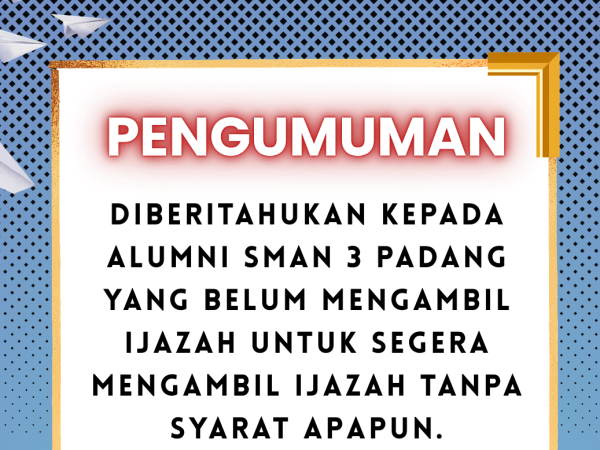 PENGUMUMAN PENTING