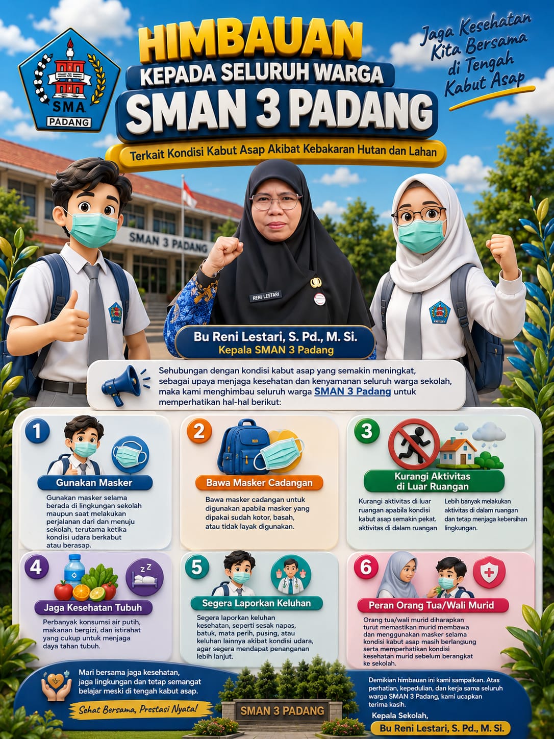 HIMBAUAN MENGGUNAKAN MASKER